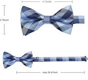 Bow Ties for Men Pre-tied Classic Formal Business Bow Ties