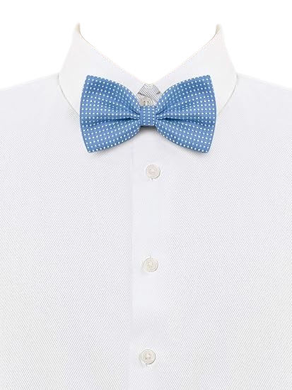 Men's Pre-Tied Polka Dots Bowknot Bow Ties for Formal Events and Tuxedos