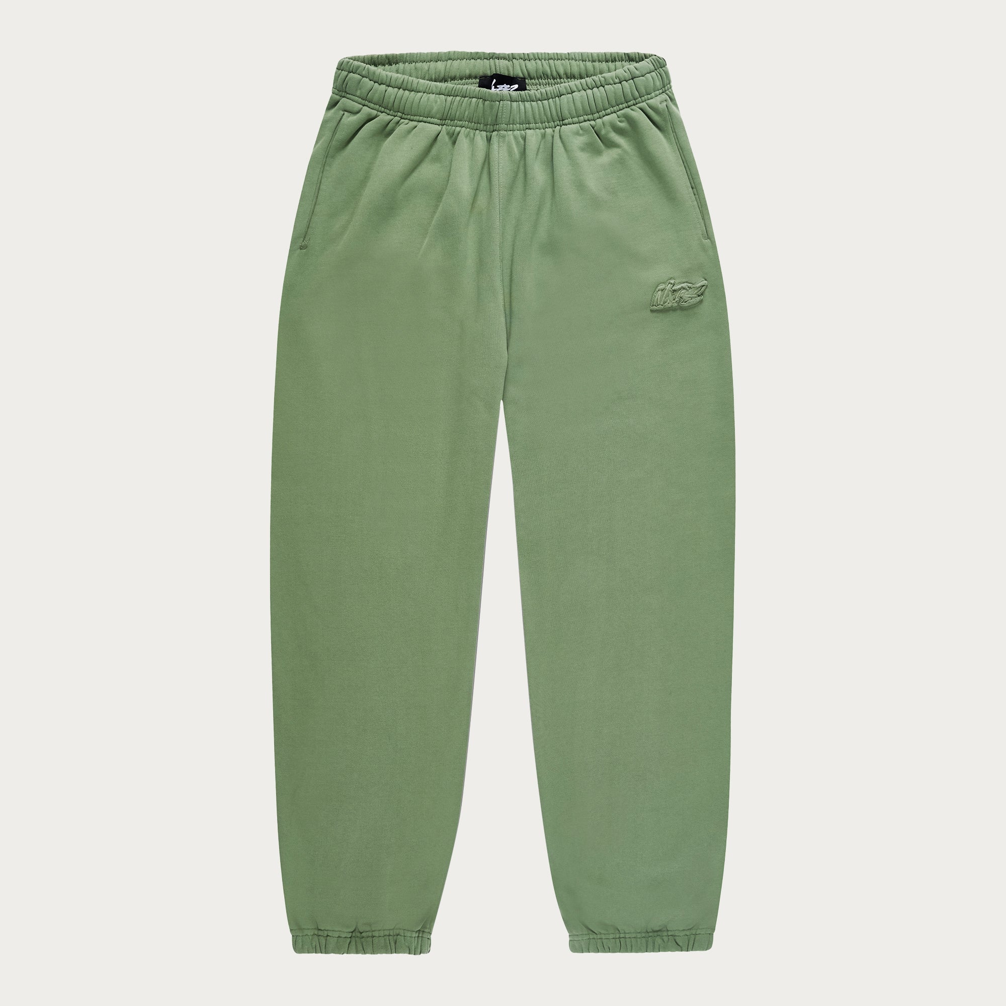 OLIVE BASIC CUFFED JOGGER